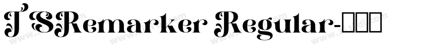 TSRemarker Regular字体转换